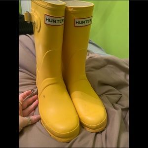 Hunter rain boots